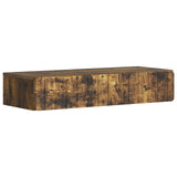 Wall-Mounted Side Table Smoked Oak 87.5 x 34.5 x 17 cm 898330