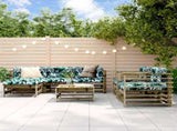 7 Piece Garden Lounge Set Impregnated Wood Pine 3186269