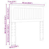 Headboard White Engineered wood 888462