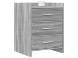 Bedside Tables Grey Sonoma 40 x 36 x 70 cm Engineered Wood 8011032
