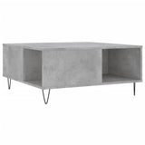 Coffee Table Concrete Grey 80x80x36.5 cm Engineered Wood 830784