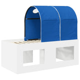 Bed with Tunnel 3 pcs Artisian Oak and Blue Engineered Wood 3423511
