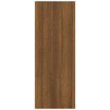 Console Table Brown Oak 105x30x80 cm Engineered Wood 815941