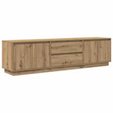 TV Cabinet with LED Lights Artisan Oak 193.5x41x50 cm 3328443