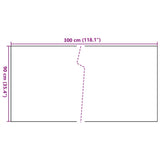Balcony Screen Anthracite 300x90 cm Poly Rattan 156236