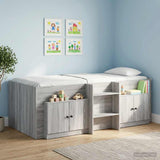 Storage Cabinet for Loft Bed 2 pcs Grey Sonoma 66 x 35 x 48 cm 893720