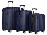 3 Pcs Suitcase Lightweight ABS Carry-on Hand Luggage 4 Spinner Wheels Trolley Case 20995564