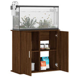 Aquarium Stand Brown Oak 81x36x73 cm Engineered Wood 833630