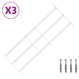 Security Grille for Windows with 3 Crossbars 3 pcs 63-114 cm 42031304