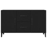 Sideboard Black Oak 100 x 36 x 60 cm Engineered Wood 862762