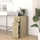 Apothecary Cabinet Sonoma Oak 20x45.5x60 cm Engineered Wood 804214
