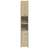 3 Piece Bathroom Furniture Set Sonoma Oak Engineered Wood 3324972