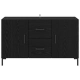 Sideboard Black Oak 100 x 36 x 60 cm Engineered Wood 882480
