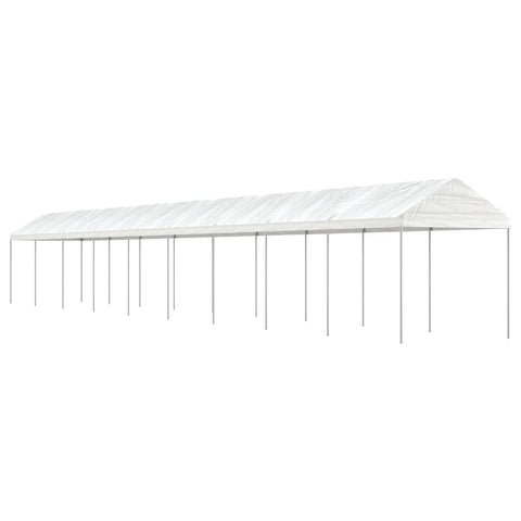 Gazebo with Roof White 20.07x2.28x2.69 m Polyethylene 3155509