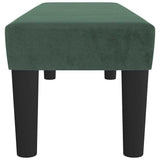 Bench Dark Green 100 x 30 x 30 cm Velvet 346669