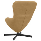 Egg Chair Brown 63 x 73 x 90 cm Velvet 42002764