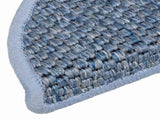 Stair Mats Self-adhesive Sisal-Look 30 pcs 56x17x3 cm Blue 3365862