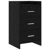 Bedside Tables Black Oak 40 x 36 x 70 cm Engineered Wood 8011028