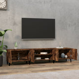 TV Cabinet Smoked Oak 180x31.5x40 cm Engineered Wood 816269