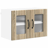 Wall Glass Cabinet LUCCA Sonoma Oak 60 x 31 x 40 cm 884969