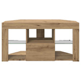 Corner LED TV Cabinet 100 x 40 x 50 cm Artisan Oak 889804