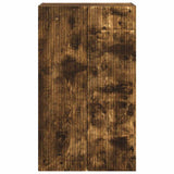 TV Wall Cabinet Smoked Oak 59.5 x 31 x 100 cm Engineered Wood 892374