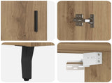 Highboard 2 pcs Artisan Oak Engineered Wood 3416008