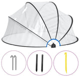 Pool Dome Round 315x158 cm PVC 93812