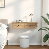 Wall Shelf with Drawers Artisian Oak 80x31x17 cm Engineered Wood 859958