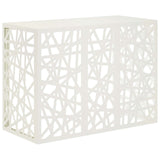 Air Conditioner Cover White 110 x 50 x 80 cm Steel 8014165