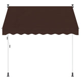 Manual Retractable Awning Brown 400 cm 42037050