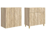 Cabinet Set 2 pcs Engineered Wood 3416747
