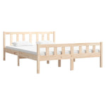 Bed Frame without Mattress Solid Wood Small Double 810649