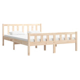 Bed Frame without Mattress Solid Wood Small Double 810649