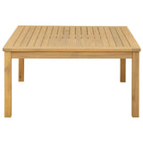 Coffee Table Light Acacia 85 x 85 x 45 cm Solid Acacia Wood 42026780