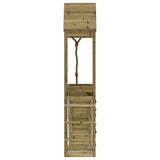 Playhouse with Climbing Wall Impregnated Wood Pine 3156921