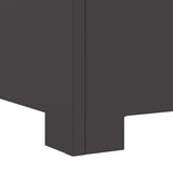 Fire Pit Black 80 x 80 x 40 cm Steel 858964