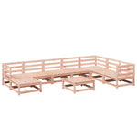 ZNTS 9 Piece Garden Sofa Set Solid Wood Douglas Fir 3299583