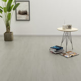 Self-adhesive Flooring Planks 4.46 m 3 mm PVC Light Grey 143873