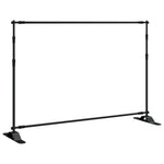 Backdrop Stands 2 pcs Black 305x243 cm Steel 3187467