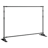 Backdrop Stands 2 pcs Black 305x243 cm Steel 3187467