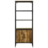 Highboard Brown 70 x 35 x 180 cm Solid Mango Wood 3310124