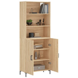 Highboard Sonoma Oak 69.5x34x180 cm Engineered Wood 3189256