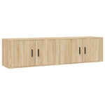 Wall-mounted TV Cabinets 2 pcs Sonoma Oak 80x34.5x40 cm 3188353