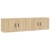 Wall-mounted TV Cabinets 2 pcs Sonoma Oak 80x34.5x40 cm 3188353
