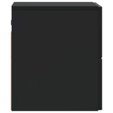 Wall-Mounted Bedside Cabinet Black 33 x 34.5 x 40 cm 898467