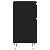Sideboards 2 pcs Black 40x35x70 cm Engineered Wood 831151