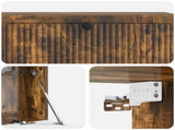 Wall-Mounted TV Cabinet Wall-mounted Smoked Oak 98 x 31 x 30 cm 898050