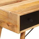 Writing Desk Brown 110 x 55 x 76 cm Solid Mango Wood 4104606