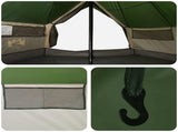Tipi Tent Green 800 x 800 x 430 cm Polyester and Steel 42028715
